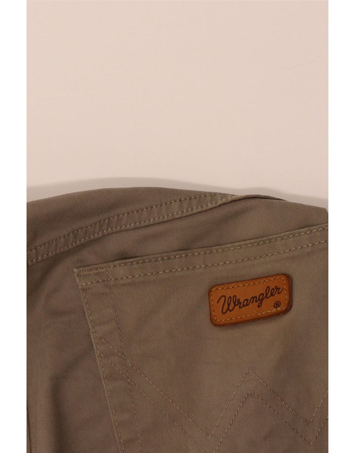 Calça casual justa masculina WRANGLER W32 L31 bege