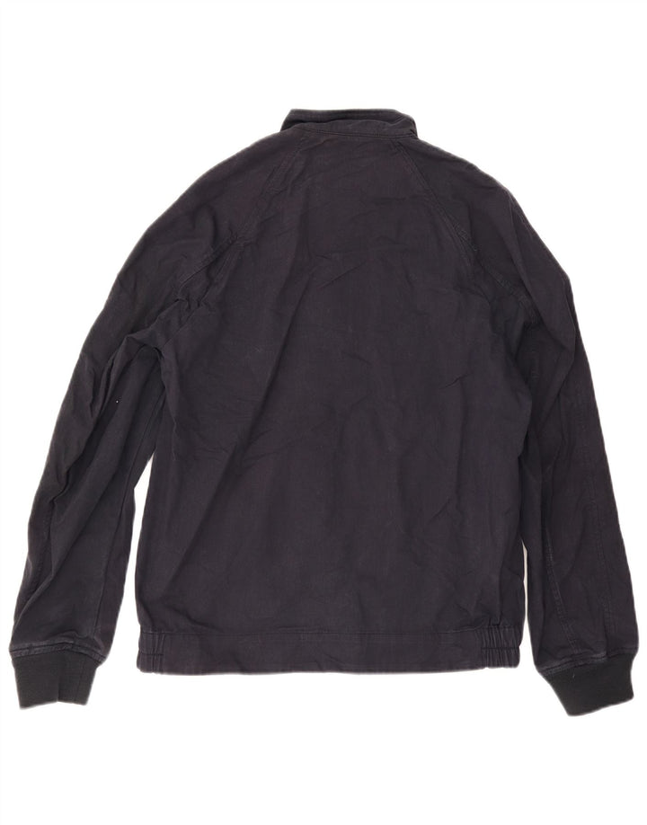 Jaqueta bomber masculina Paul Smith de algodão azul marinho médio