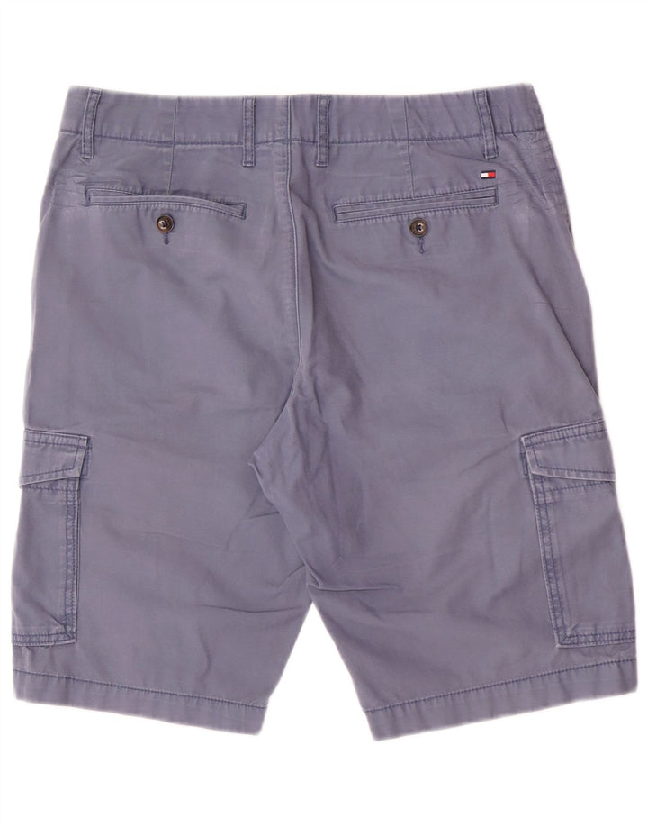 Shorts cargo masculino Tommy Hilfiger W32 algodão azul médio