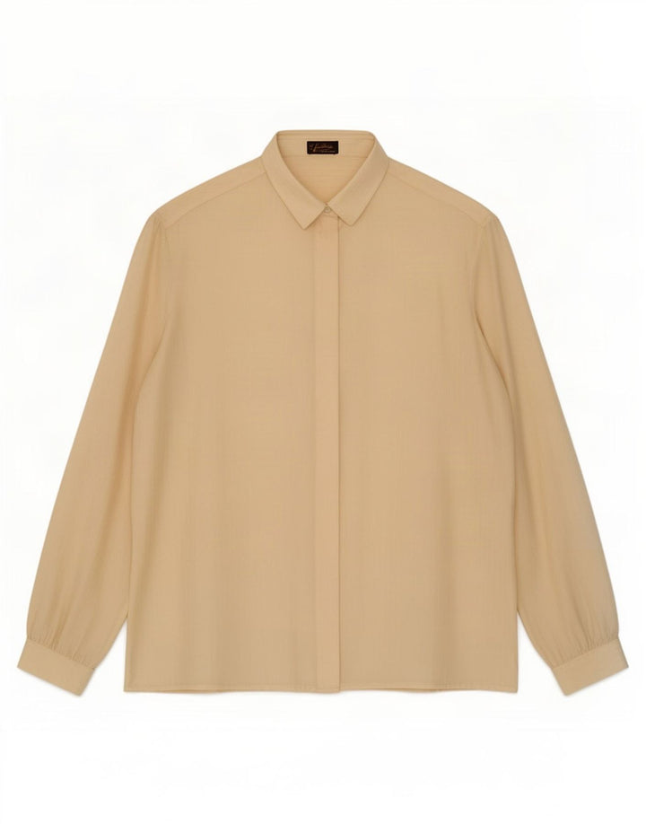 Blusa feminina vintage tamanho 45 grande bege