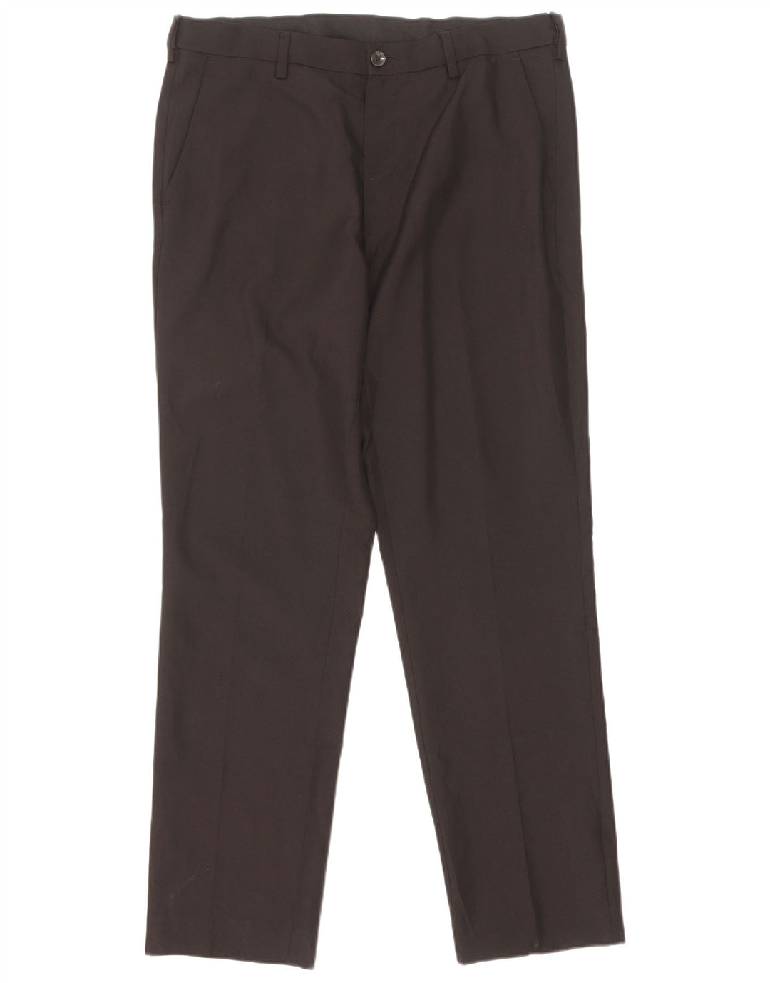 Calça chino masculina Marks & Spencer reta regular fit W34 L31 preta