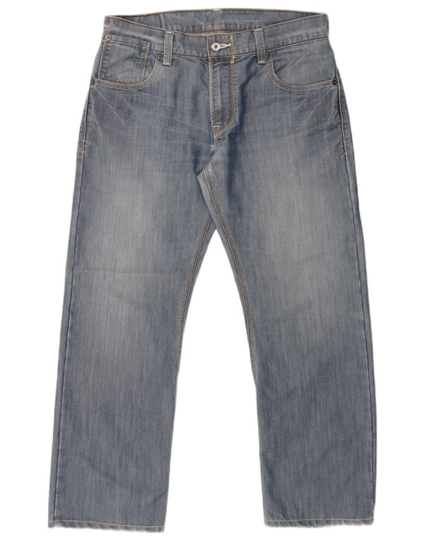Levi's Masculino 514 Straight Jeans W33 L30 Azul Algodão