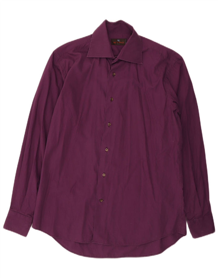 Camisa masculina Etro tamanho 40 médio roxo