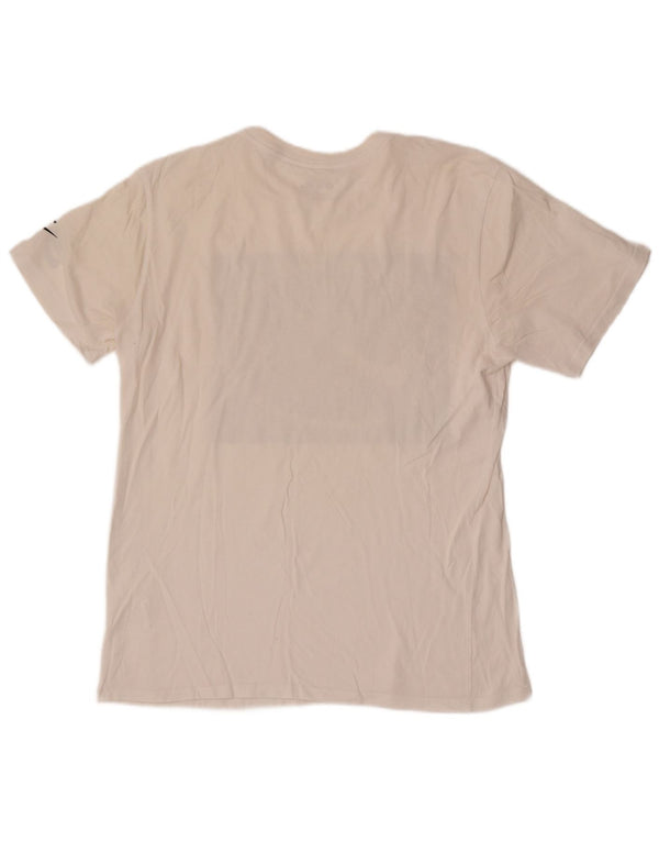 Camiseta Nike Feminina Athletic Cut Graphic Top UK 16 Grande Branco