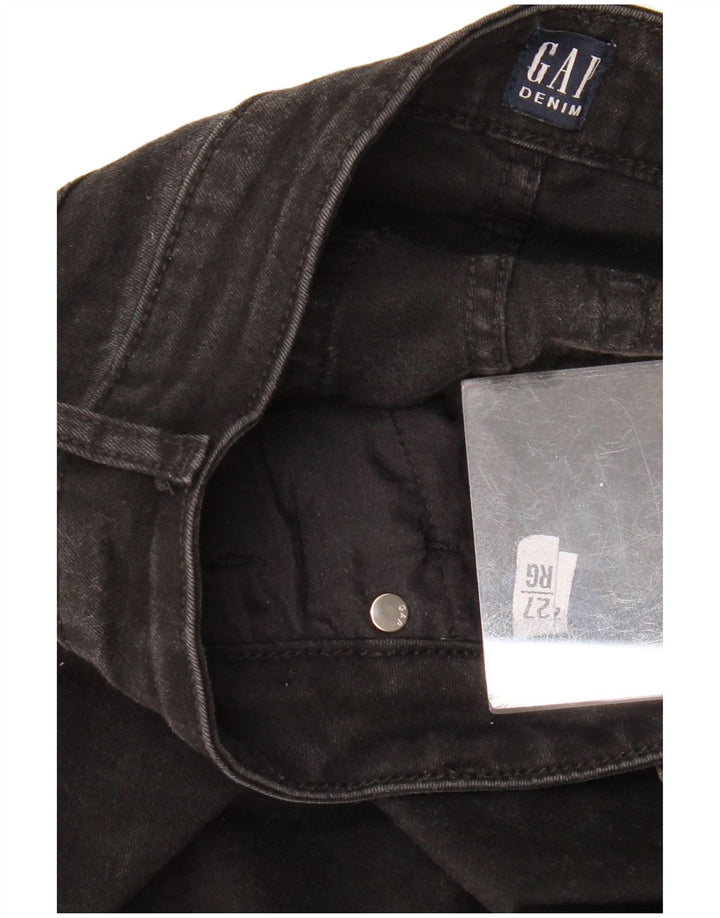 Calça jeans skinny feminina GAP W27 L27 algodão preto