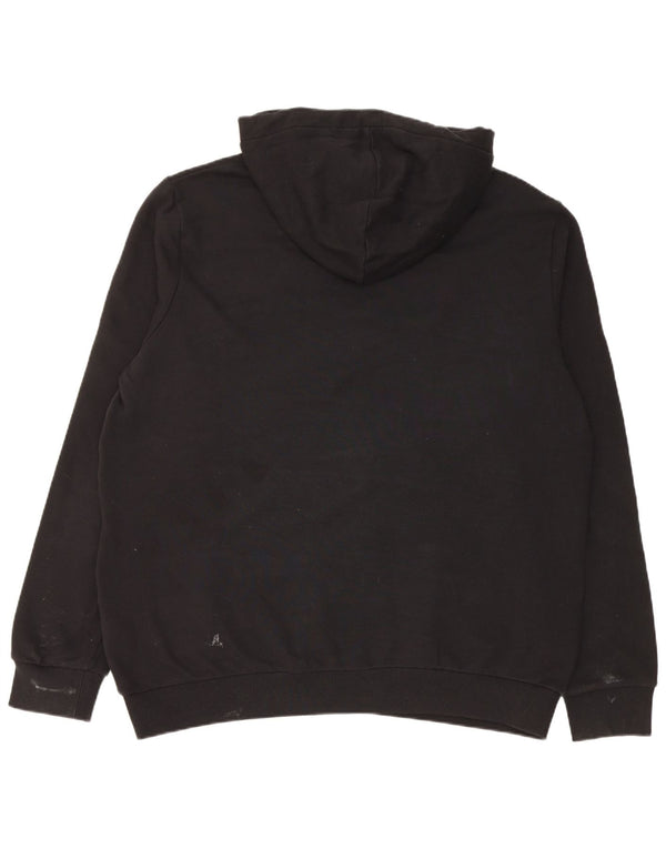Desigual moletom com capuz masculino 2XL algodão colorblock preto
