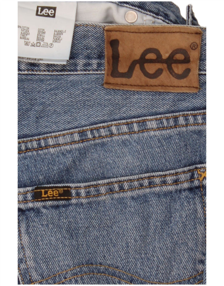 Lee Mens Seattle Straight Jeans W32 L32 Azul Algodão