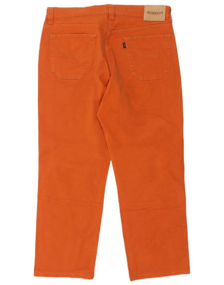 Jeans retos masculinos Jeckerson W38 L27 algodão laranja