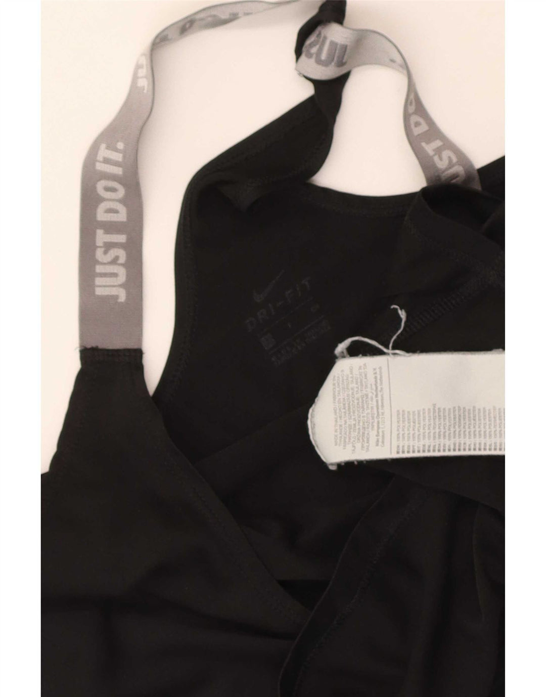 Colete gráfico feminino Nike UK 8 pequeno preto colorblock poliéster