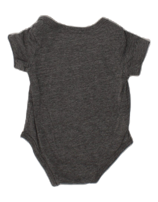Body NIKE Bebê Menino 0-3 Meses Cinza Algodão