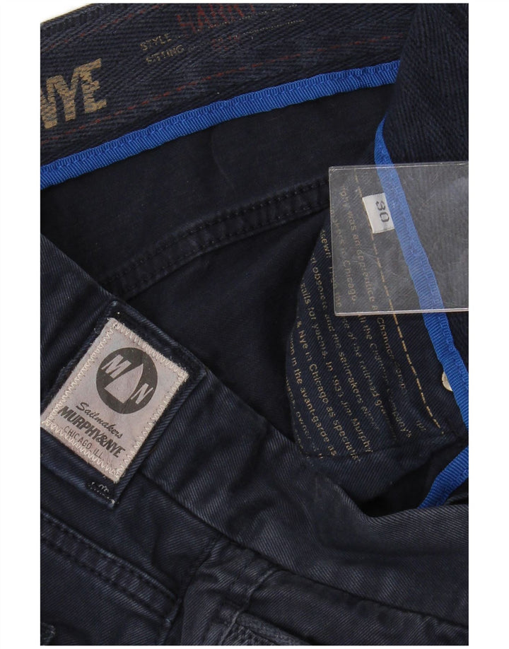 Calça casual reta masculina MURPHY & NYE W30 L28 azul marinho