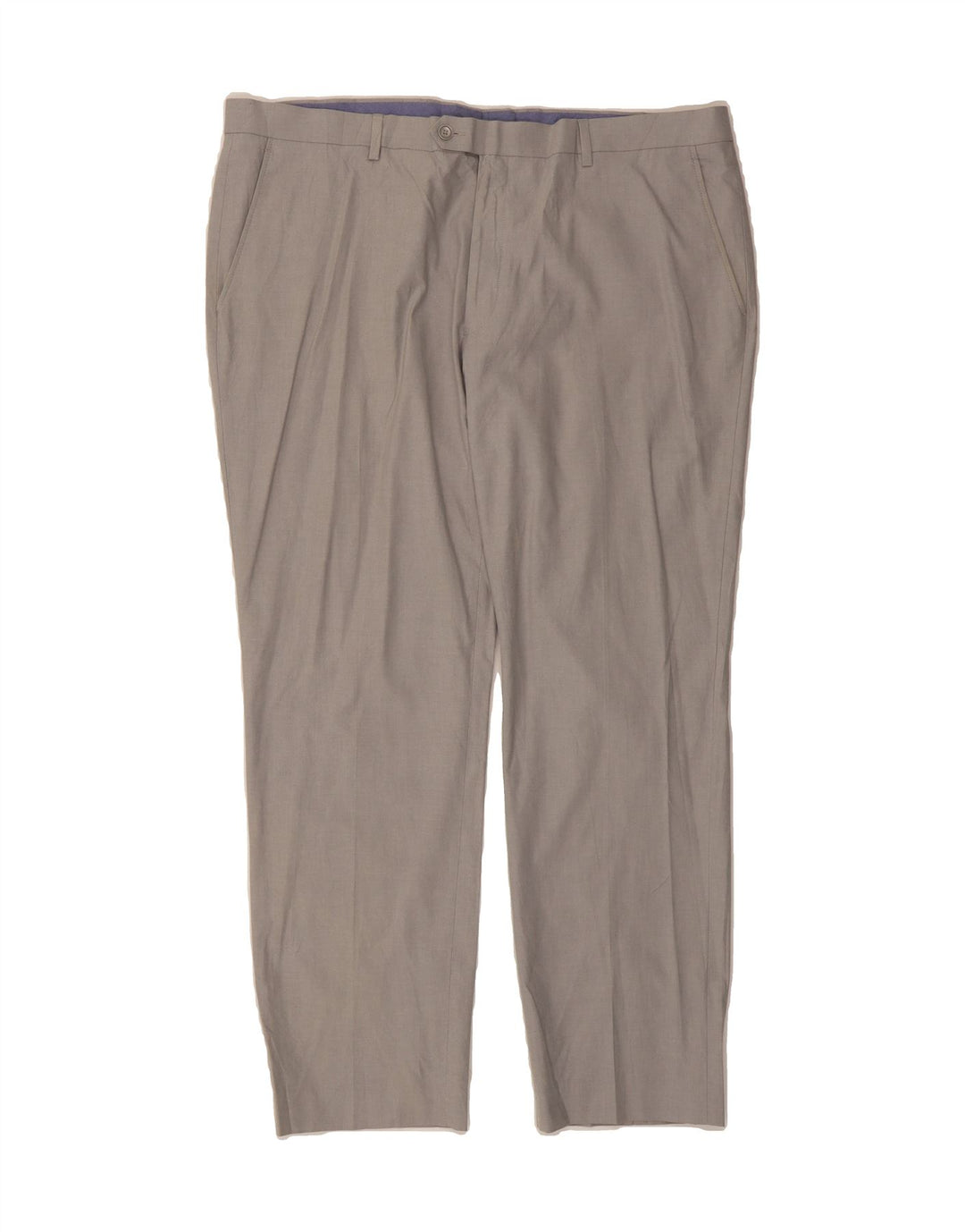 TOMMY HILFIGER Mens Straight Suit Trousers W42 L30 Grey Cotton Vintage Tommy Hilfiger and Second-Hand Tommy Hilfiger from Messina Hembry 