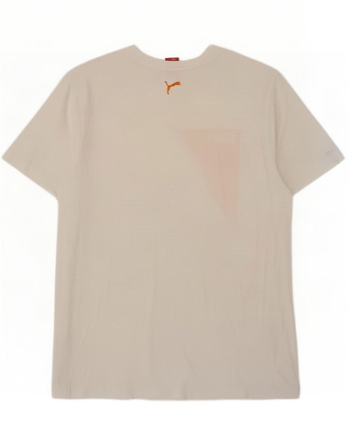 Puma Camiseta Masculina Graphic Top Grande Branco