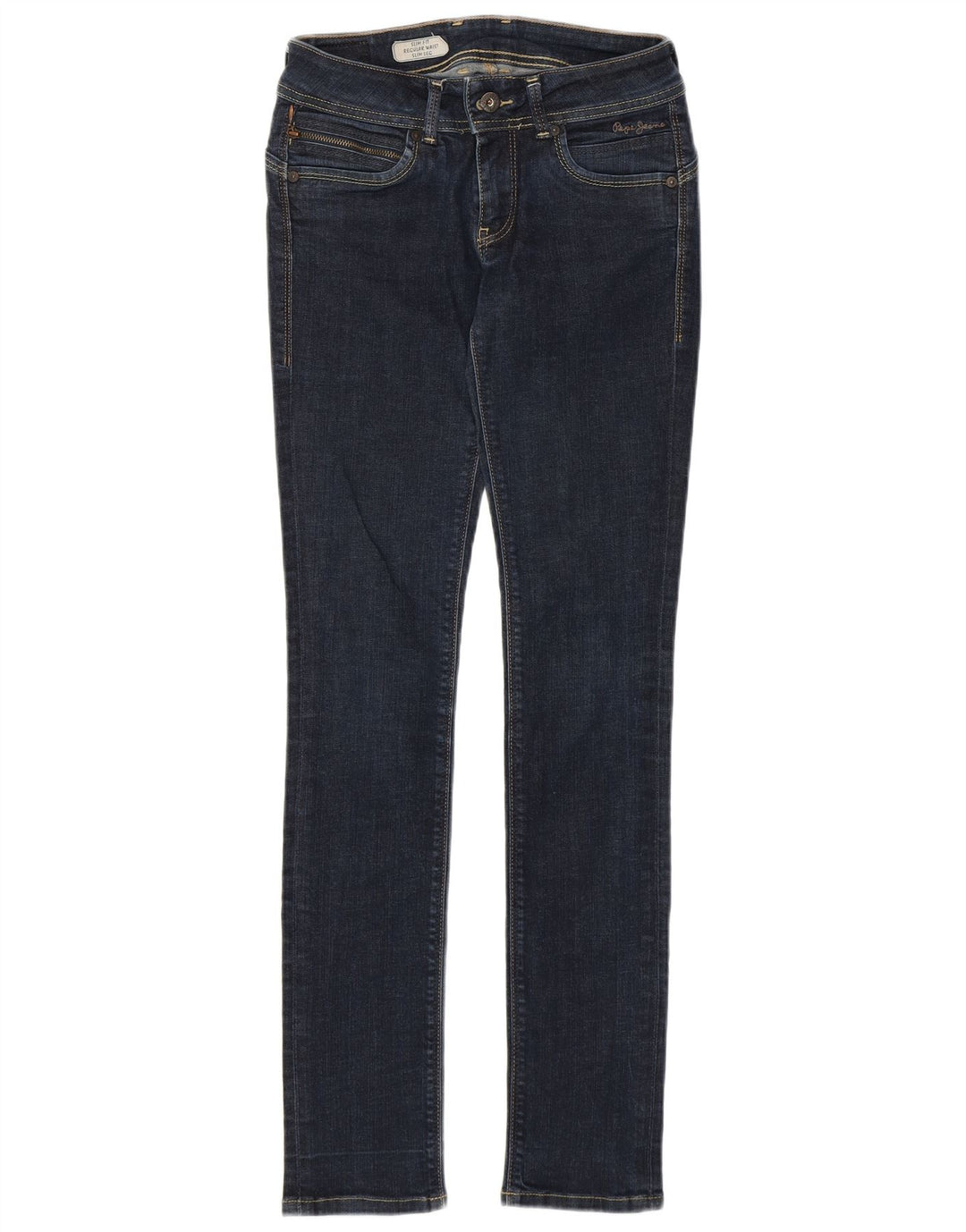PEPE Jeans Feminino Slim Jeans W28 L32 Azul Algodão