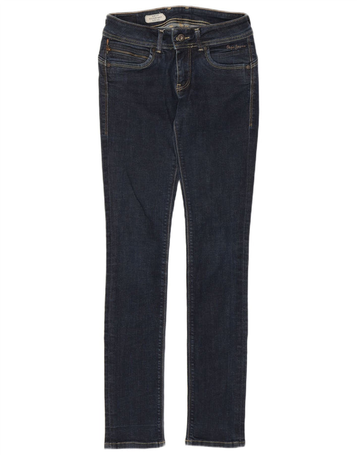 PEPE Jeans Feminino Slim Jeans W28 L32 Azul Algodão