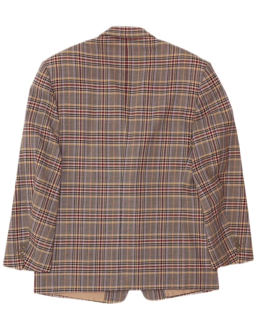 Jaqueta Blazer Masculina Marco Azzali IT 50 Grande Houndstooth Multicolorido