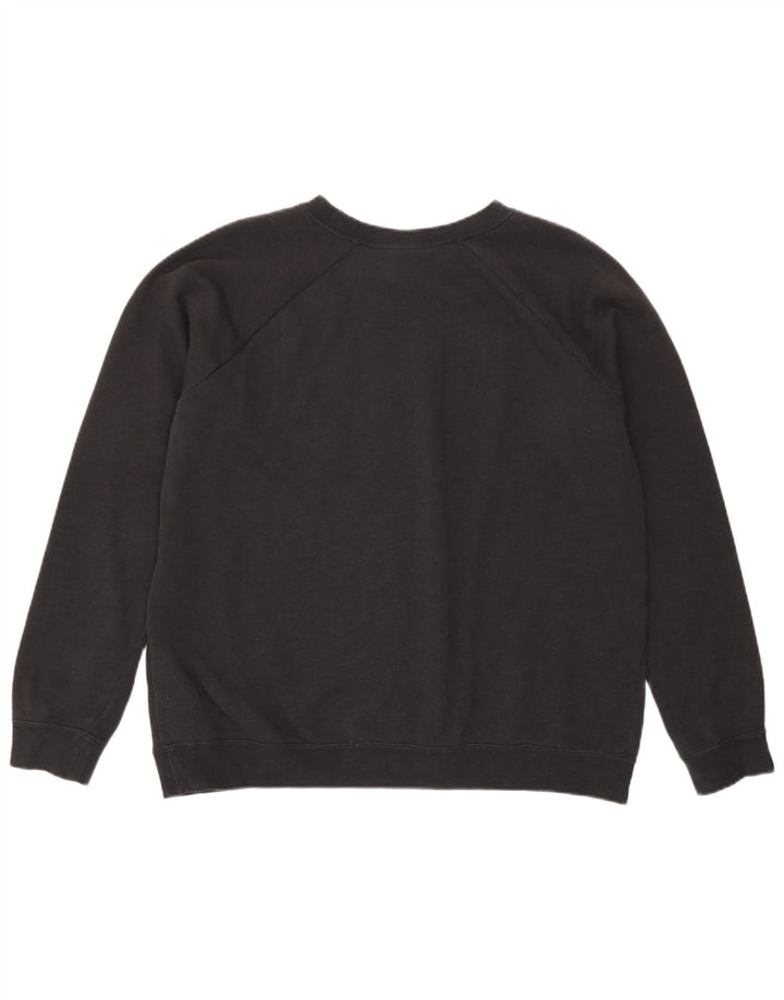 Suéter gráfico feminino Nike UK 16 grande algodão preto
