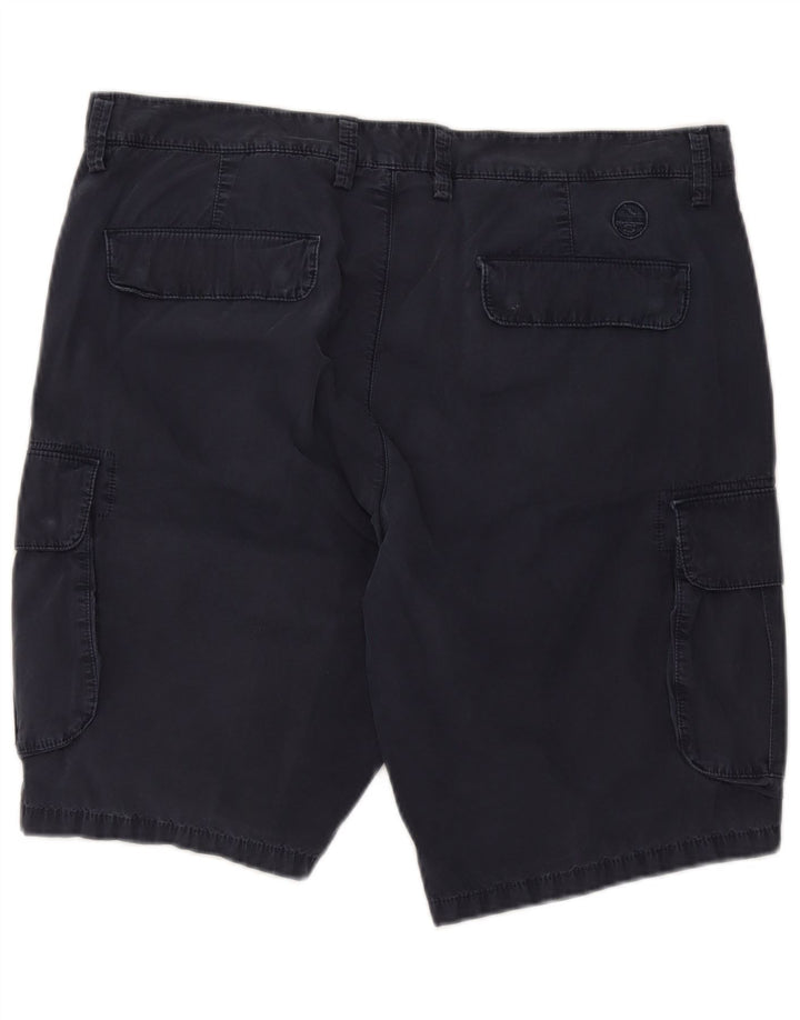 Calça cargo masculina North Sails W36 grande algodão azul marinho