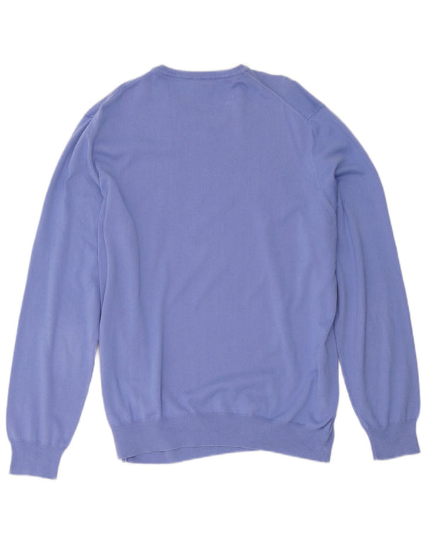 Suéter feminino Marina Yachting com gola canoa e algodão azul UK 20 2XL