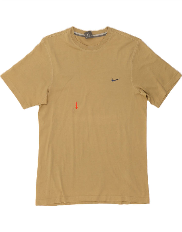 NIKE Mens T-Shirt Top UK 39/41  Medium Beige Cotton Vintage Nike and Second-Hand Nike from Messina Hembry 
