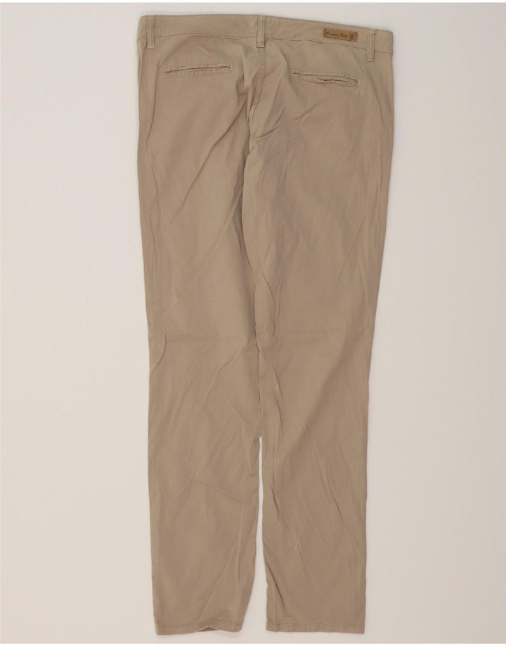 MASSIMO DUTTI Womens Slim Chino Trousers EU 42 Large W36 L32 Beige Cotton Vintage Massimo Dutti and Second-Hand Massimo Dutti from Messina Hembry 