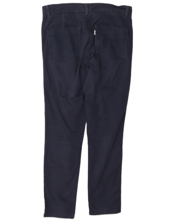 Calça Chino Slim Feminina Levi's W26 L27 Algodão Azul Marinho