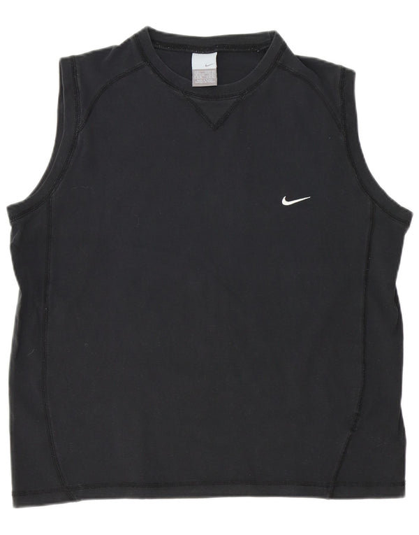 Colete Nike Masculino Top UK 42/44 Grande Algodão Preto