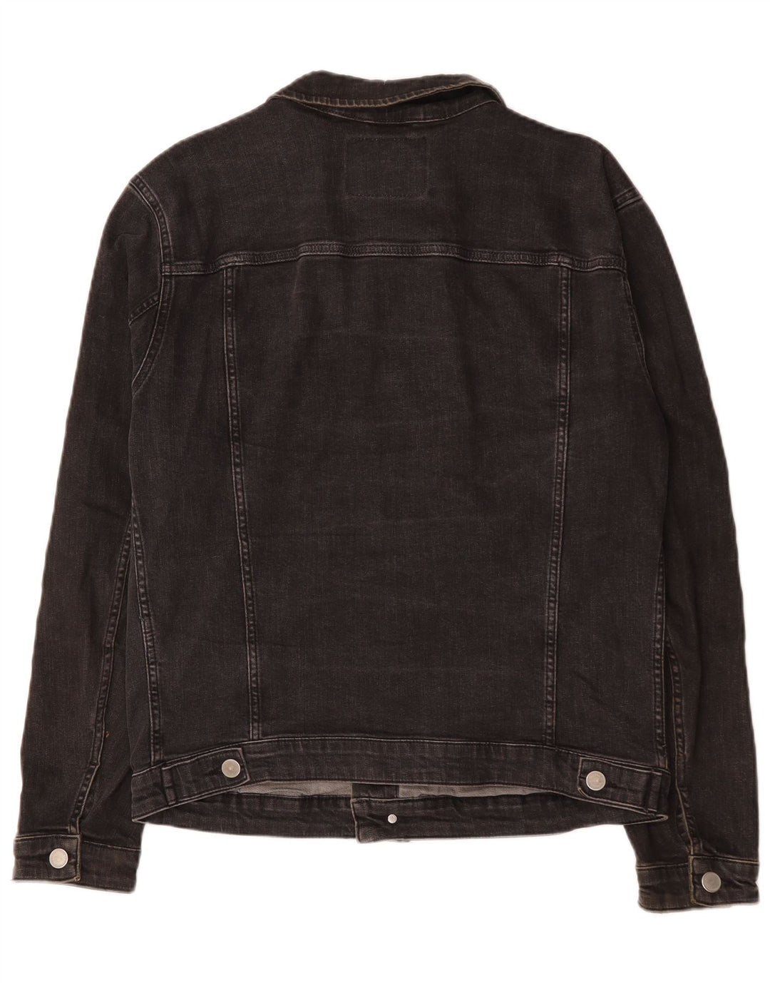 Jaqueta jeans masculina Jack & Jones UK 42 XL algodão cinza