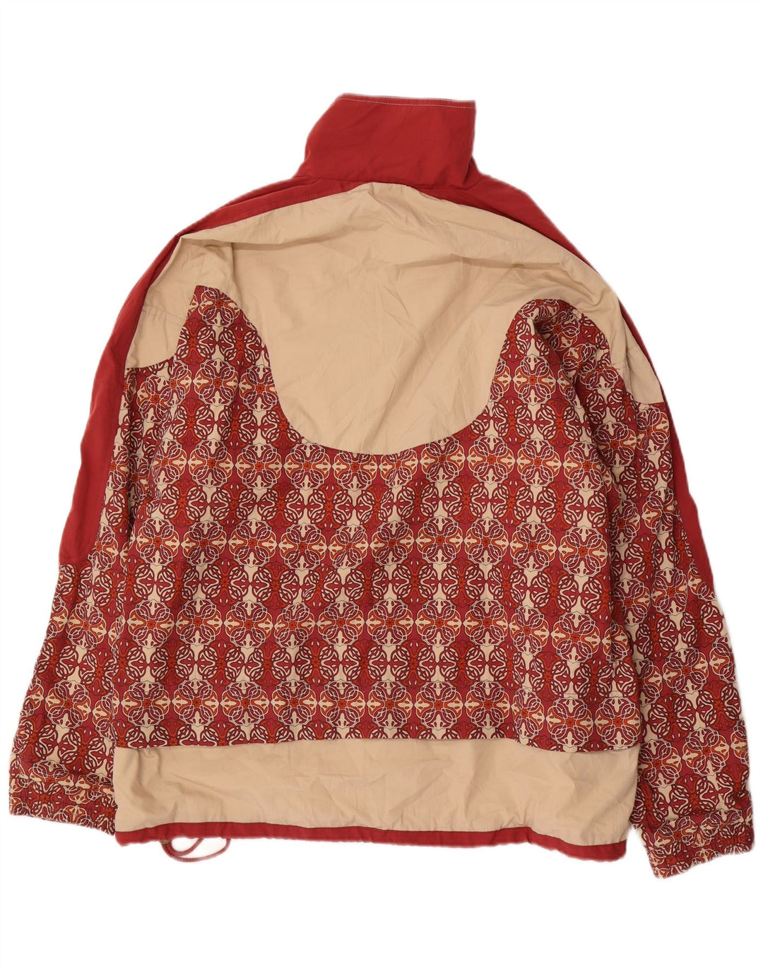 Jaqueta corta-vento masculina LEOPARD UK 44/46 XL vermelho paisley algodão