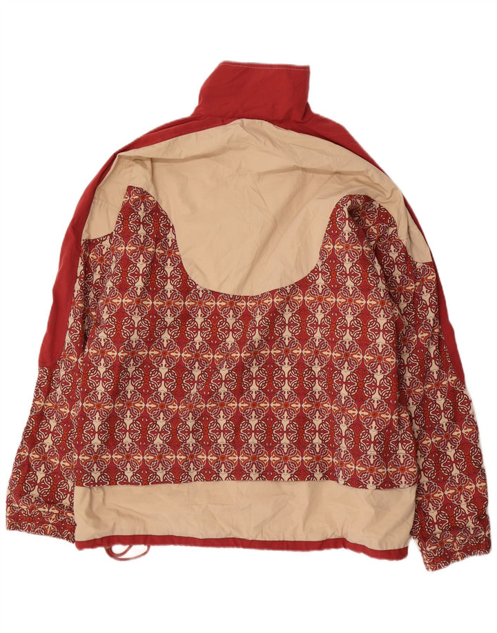 Jaqueta corta-vento masculina LEOPARD UK 44/46 XL vermelho paisley algodão