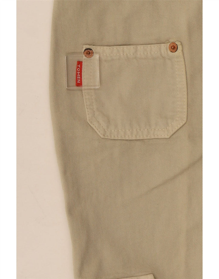 Calça cargo feminina vintage W22 L31 bege