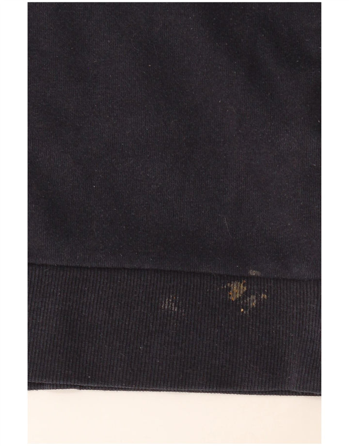 Suéter gráfico masculino Dkny grande algodão azul marinho