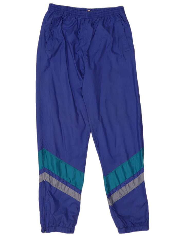 Calça de treino masculina Leopard Joggers Reino Unido 40/42 bloco colorido azul médio