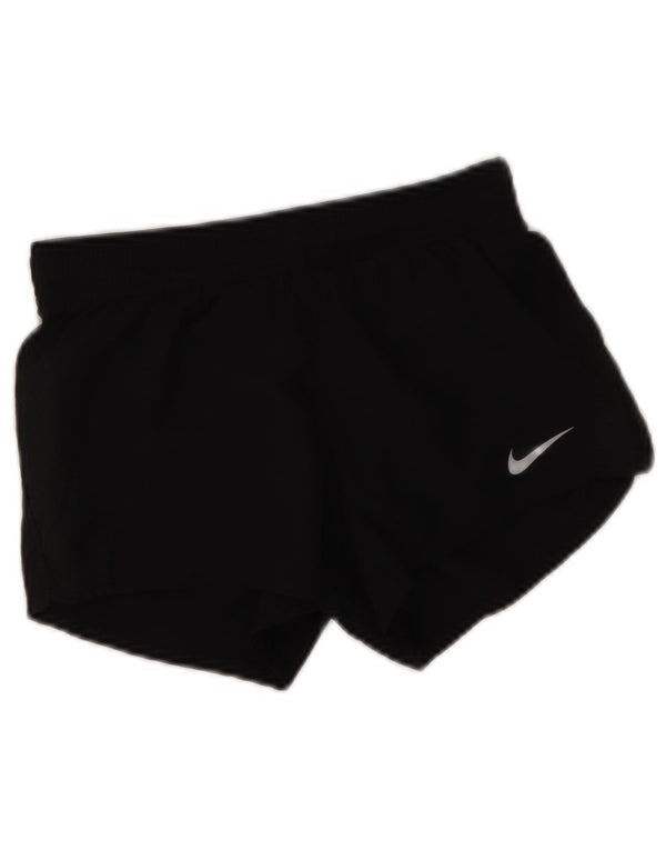 Nike Womens Regular Sport Shorts XS Black Polyester