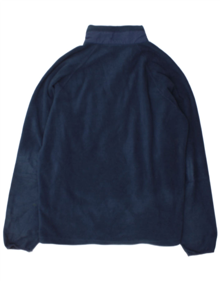 Jaqueta de lã masculina Columbia UK 40 grande poliéster azul marinho