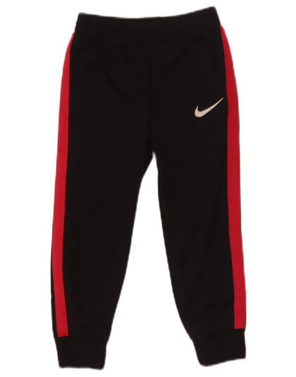 Calça de treino Nike Boys Joggers 2-3 anos preto colorblock poliéster