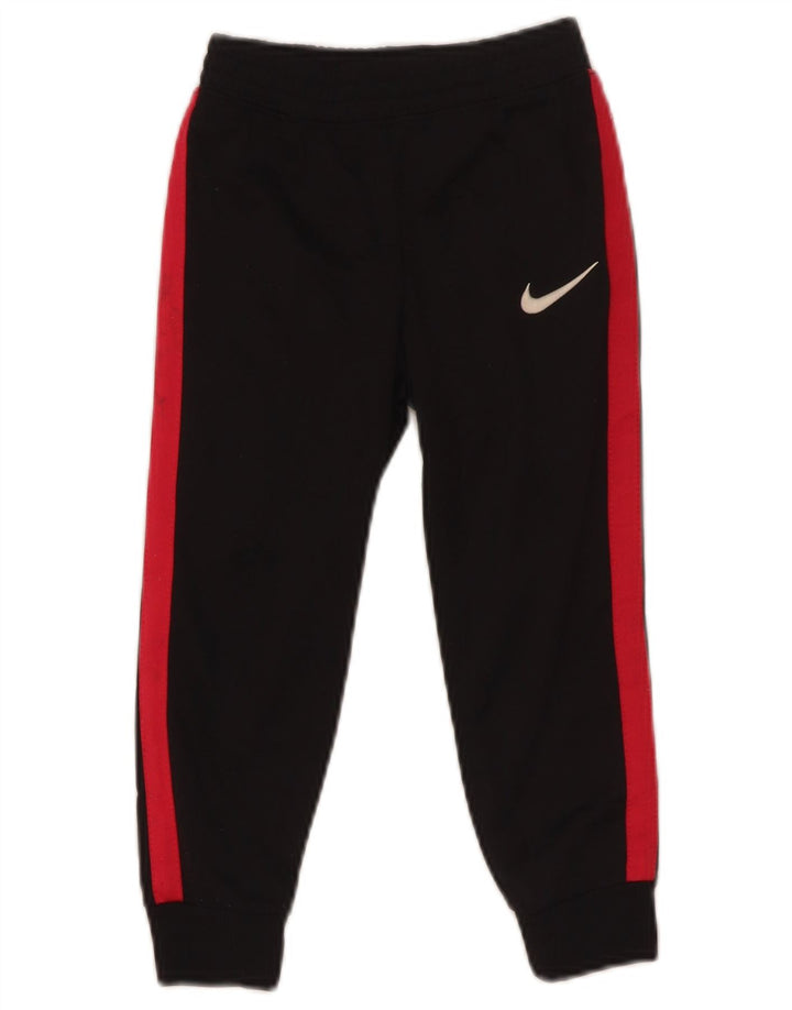 Calça de treino Nike Boys Joggers 2-3 anos preto colorblock poliéster