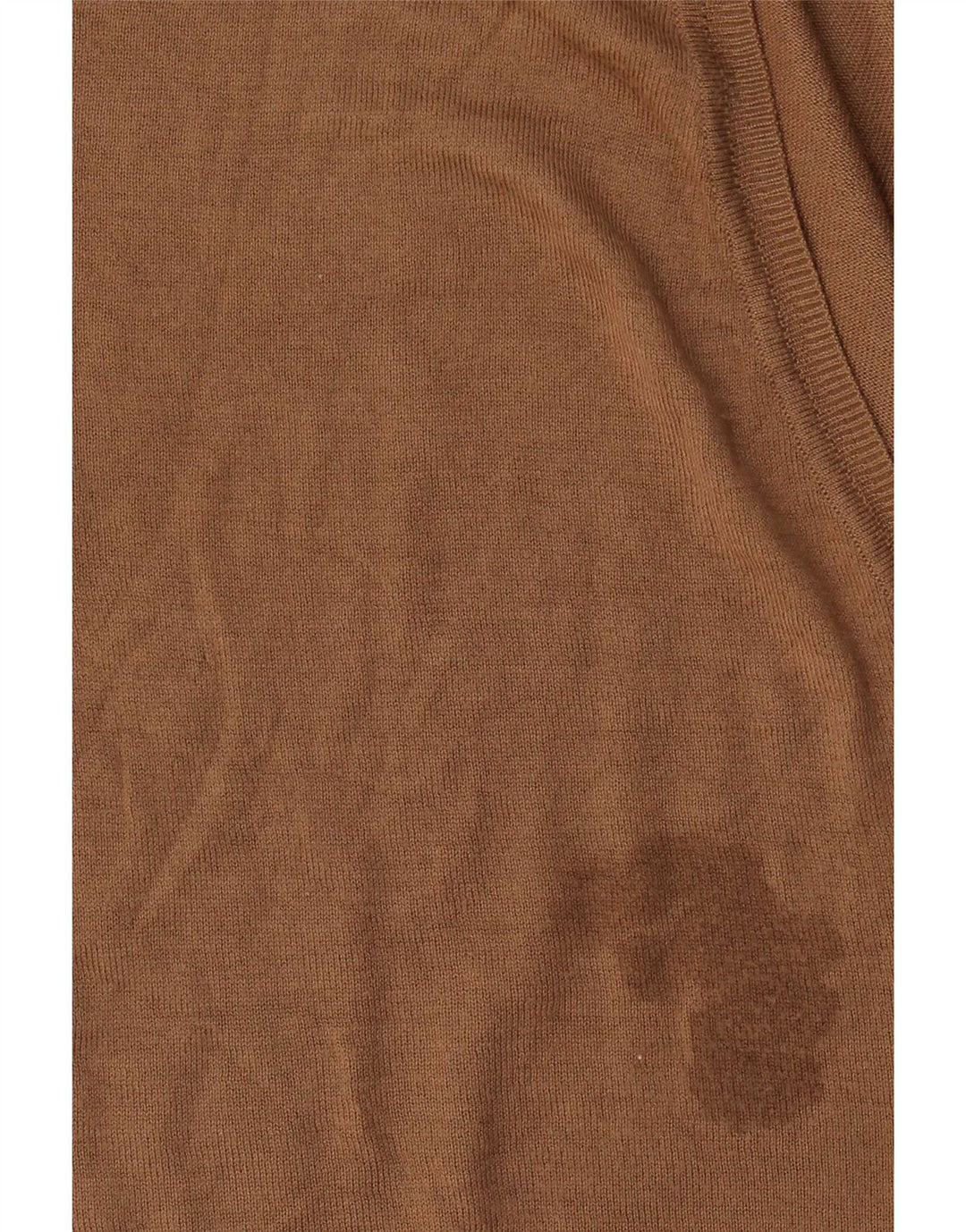 Suéter cardigã feminino Zara manga 3/4 grande Reino Unido 14 marrom médio