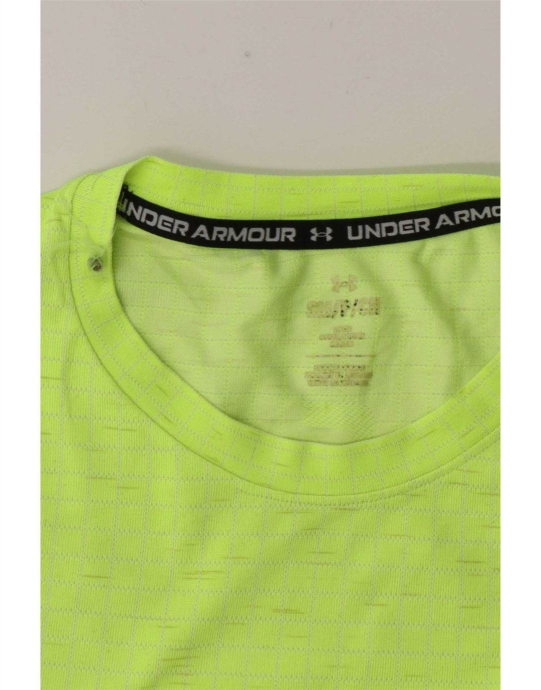 Camiseta gráfica masculina Under Armour Top pequeno verde