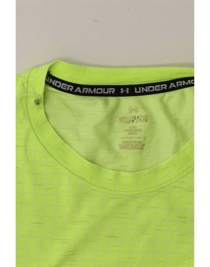 Camiseta gráfica masculina Under Armour Top pequeno verde