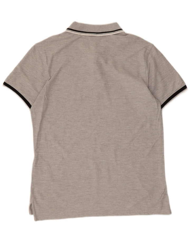 Camisa polo masculina FILA algodão cinza médio