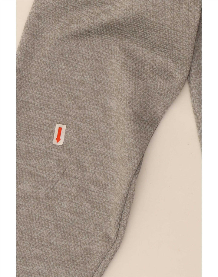 Adidas Mens Graphic Hoodie Jumper Pequeno Poliéster Cinza