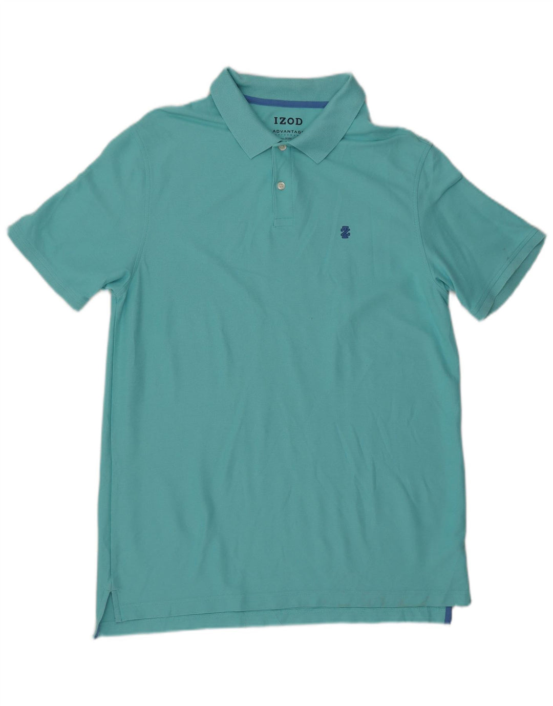 Camisa polo masculina IZOD grande algodão turquesa