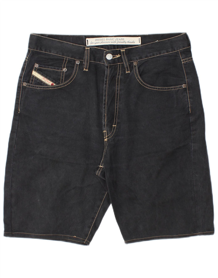 Shorts jeans masculino DIESEL W32 algodão preto médio