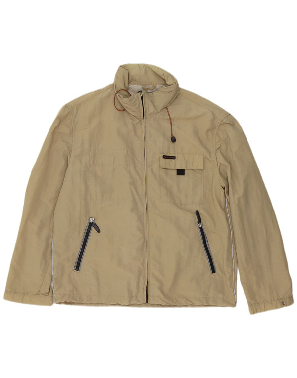 Jaqueta de chuva masculina Gas UK 42 XL poliéster cáqui
