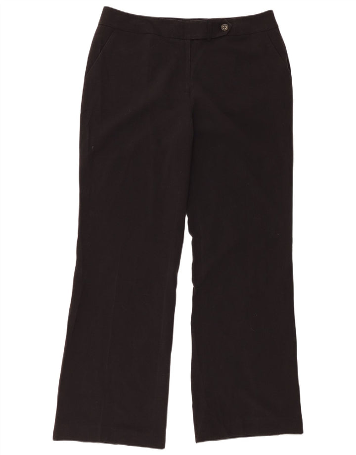 CALVIN KLEIN Calça feminina bootcut chino EUA 12 grande W34 L32 preta