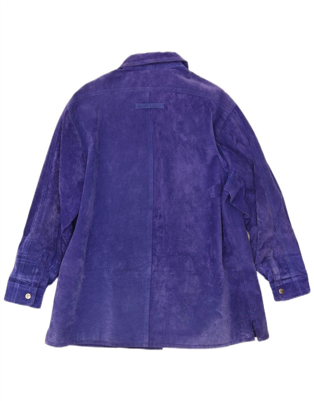 Jaqueta feminina de camurça YUPPIE EU 46 XL couro roxo