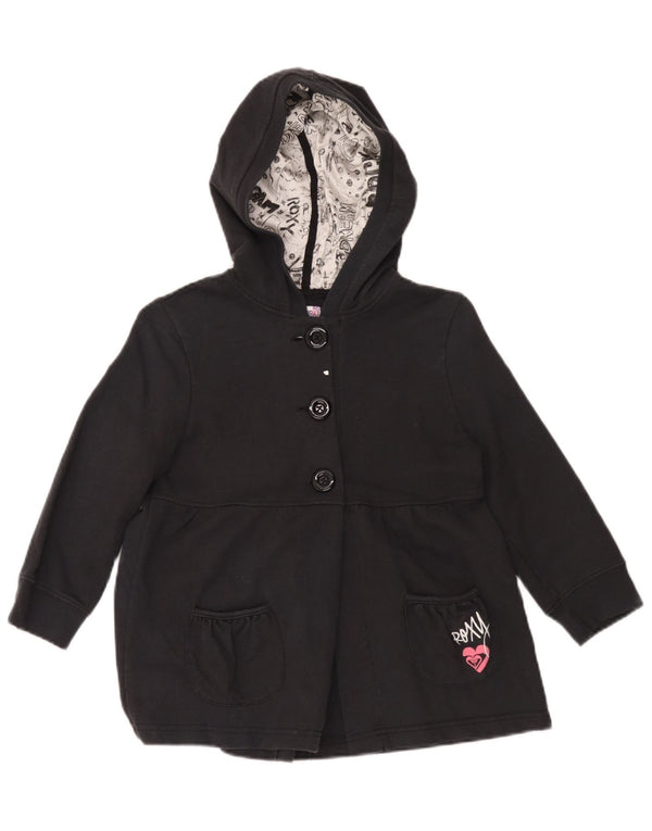 Sobretudo Roxy Girls manga 3/4 com capuz 11-12 anos grande azul marinho