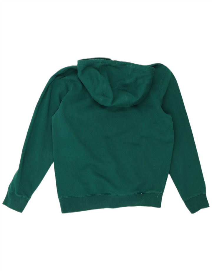 TOMMY JEANS Suéter com capuz gráfico masculino grande algodão verde