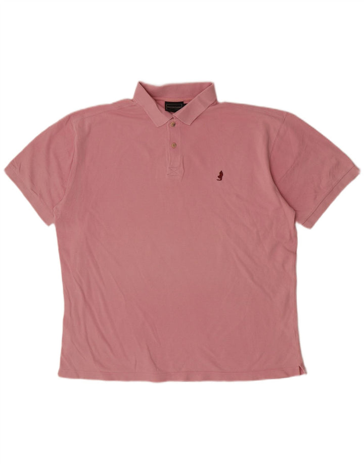 Camisa polo masculina Marlboro Classics 2XL algodão rosa